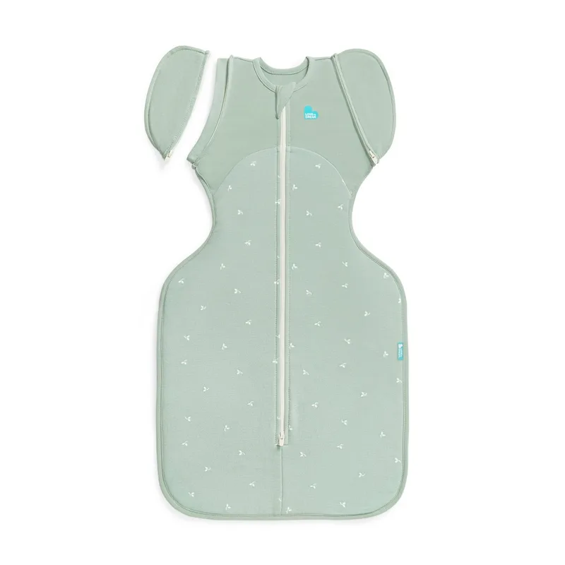 Love to Dream™ Babyslaapzak Swaddle Up™ - Inbakeren afbouwen - Baby 6-9 maanden - 8.5-11 kg - All Season - Olive Twigs de Love to Dream en Mint groen – photo produit