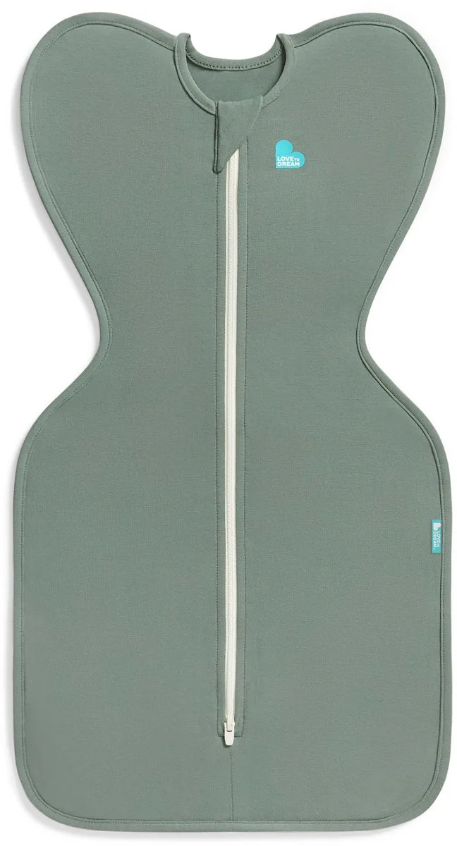Love to Dream™ Babyslaapzak Swaddle Up™ - Inbakeren - Baby 0-3 maanden - 3.5-6 kg - All season van Love to Dream in Deep Olive – productfoto