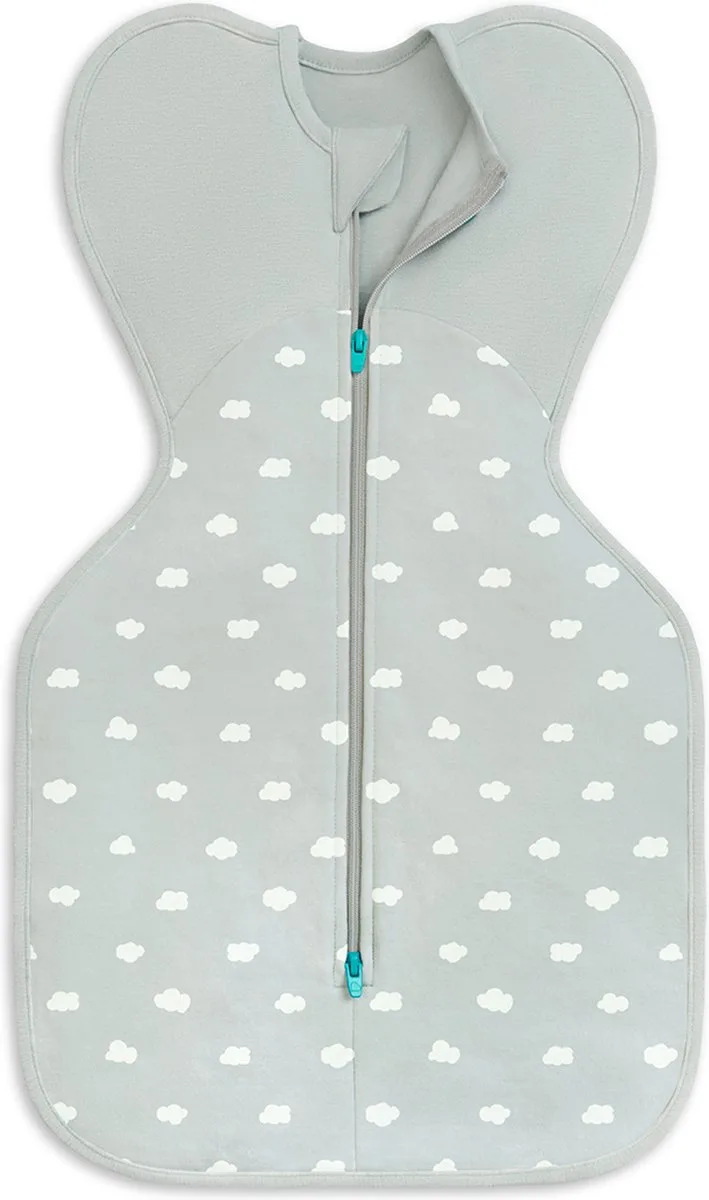 Love to Dream™ Babyslaapzak Swaddle Up™ - Inbakeren - Baby 3-6 maanden - 6-8 kg - All season - 1.5 TOG - Olive by Love to Dream in Olive Clouds – product photo