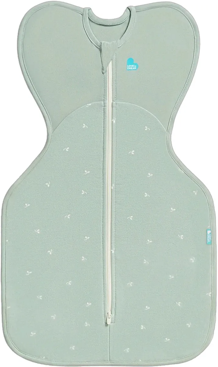Love to Dream™ Babyslaapzak Swaddle Up™ - Inbakeren - Baby 3-6 maanden - 6-8.5 kg - All Season - 1.5 TOG de Love to Dream en Olive Twigs – photo produit