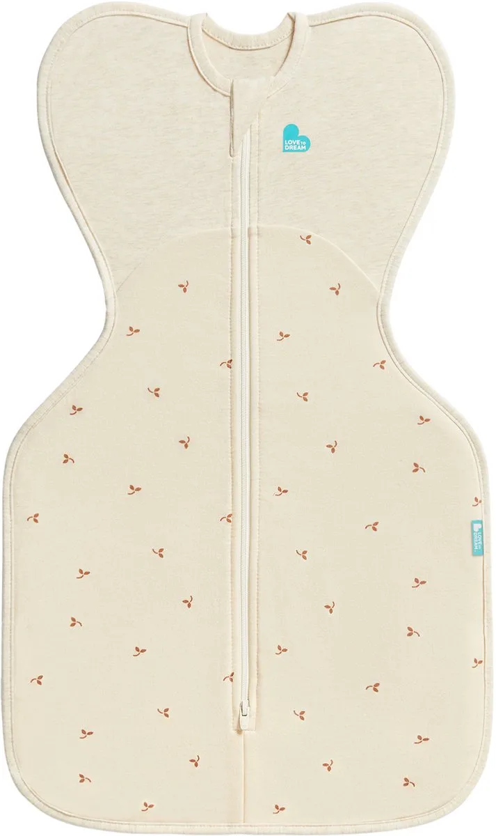Love to Dream™ Babyslaapzak Swaddle Up™ - Inbakeren - Baby 3-6 maanden - 6-8.5 kg - All Season - 1.5 TOG - Oat Twigs by Love to Dream in Oatmeal Twigs – product photo