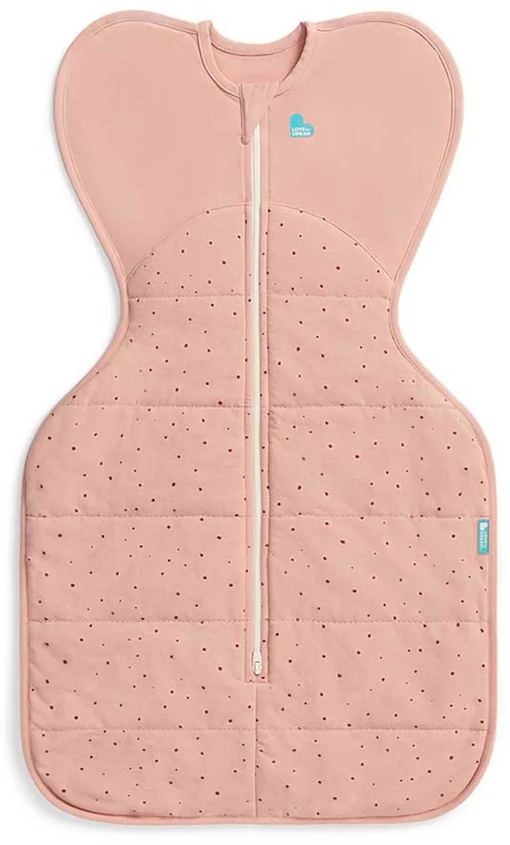 Love to Dream™ Babyslaapzak Swaddle Up™ - Inbakeren - Baby 3-6 maanden - 6-8.5 kg - Winter - 2.5 TOG van Love to Dream in Rose Pebble – productfoto