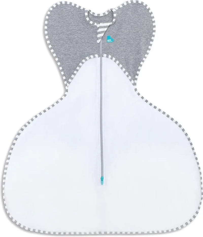 Love To Dream™ inbakerslaapzak Swaddle Up™ heupdysplasie Medium 6-8,5 kg – 1.0 TOG (20°C - 24°C) - White – Fase 1 by Love to Dream in Wit – M (6 – 8.5 kg) – product photo