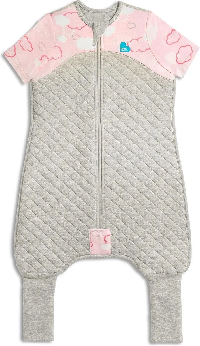Love to Dream™ Slaappak™ - Pyjama en dekbed in 1 - Peuter -24-36 maanden - All season - Grijs Roze de Love to Dream en Rose, Grijs – 24-36 maand – photo produit