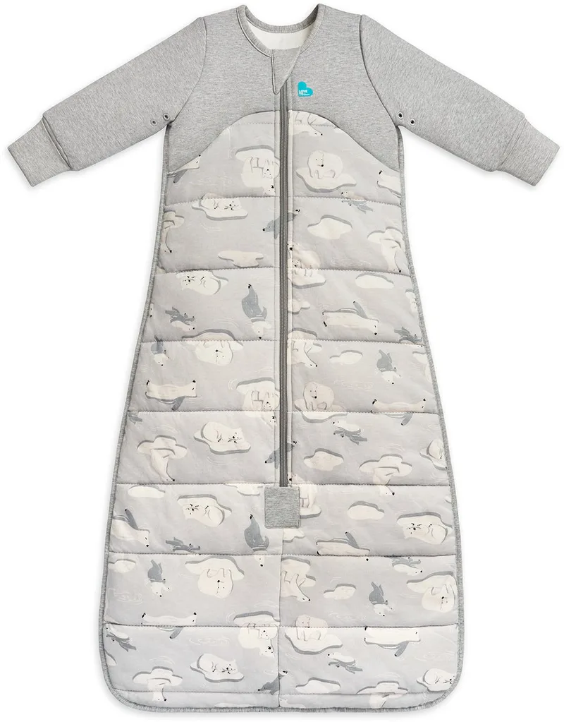 Love to Dream™ Slaapzak™ - Slaapzak en dekbed in 1 - 6-18 maanden - 3.5 TOG ( onder 16°C) de Love to Dream en Gris – photo produit