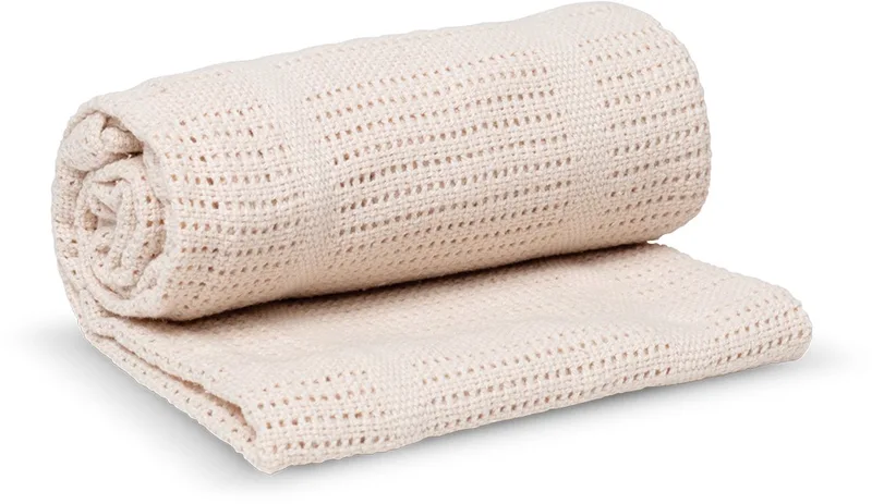 Dekentje - 100x80 cm - Kraamcadeaus, Babydekens, hydrofiele doeken, babycadeau, comfortabel, tetradoeken, zwangerschapscadeau by Lulujo in Beige – product photo