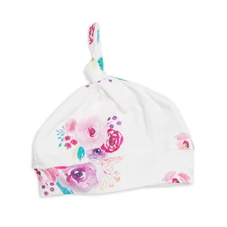 Hello World - Swaddle & Mustje - Posies de Lulujo en Rose – photo produit 3 sur 6