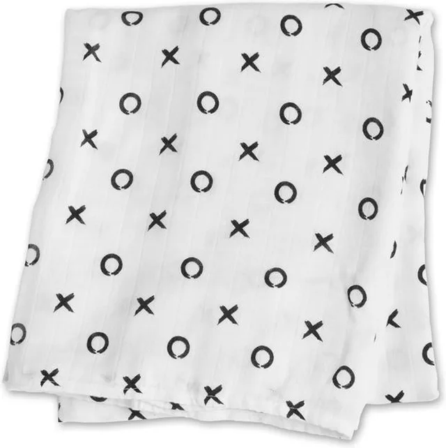 hydrofiele doek - swaddle - bamboo - 120x120 cm - Hugs & Kisses