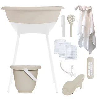 Bad & Verzorgingsset Luma Almond/White met Hydrofiele Starterset Ecru fra LUMA – produktbillede 1 af 4