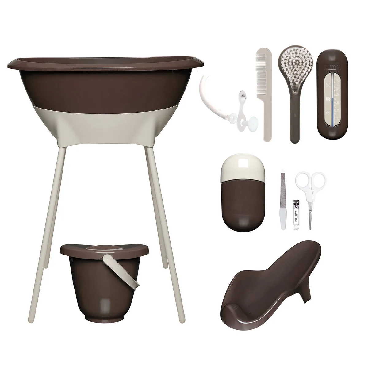 Bad & Verzorgingsset Luma Espresso/Almond van LUMA – productfoto