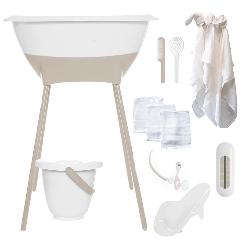 Bad & Verzorgingsset Luma White/Almond met Hydrofiele Starterset Ecru fra LUMA – produktbillede 1 af 4