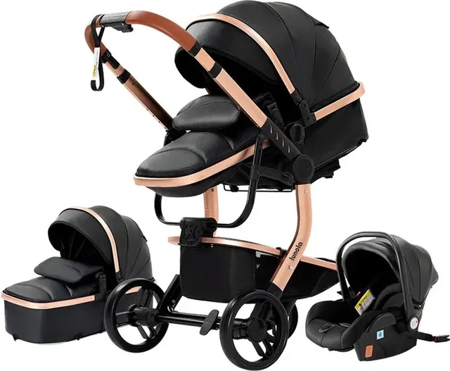 Aura - Kinderwagen 3-in-1 - incl. autostoel - 0-20kg - XXL - Multifunctionele Buggy 3in1