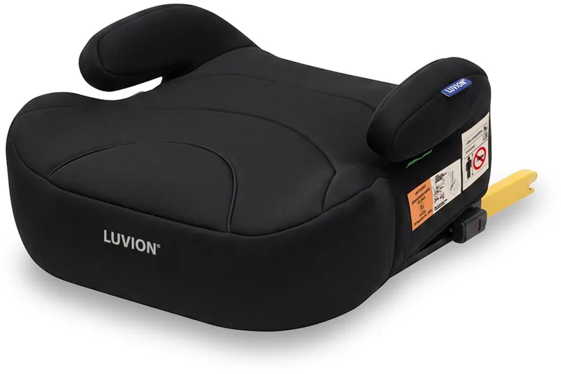 Apex ISOFIX Eclipse Black – Zitverhoger Auto met ISOFIX – Stoelverhoger – Booster Seat – UN R129 – 125-150 cm – 7 t/m 12 jaar – Zwart van Luvion in Zwart (Isofix) – productfoto