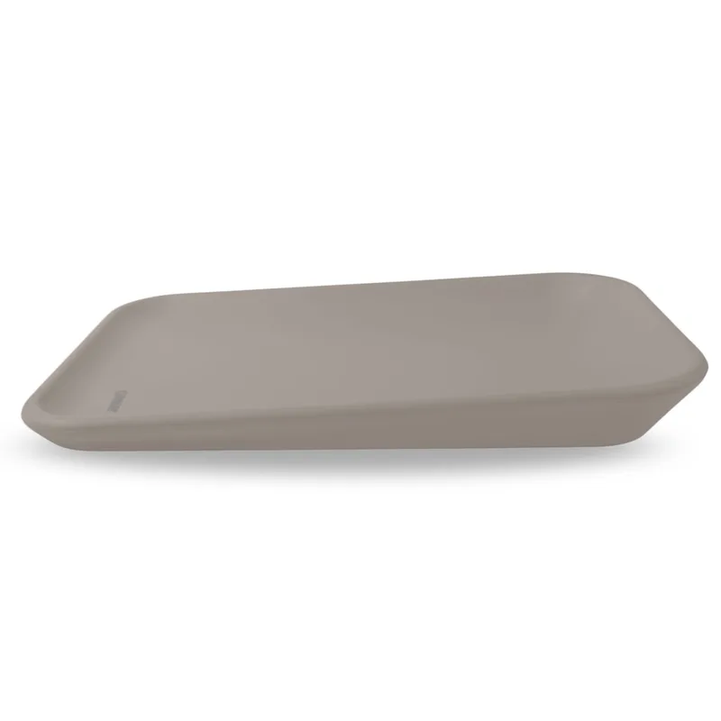 Baby Changing Pad - Innovatief, Hygiënisch en Comfortabel Aankleedkussen - Verschoonkussen - Verschoonmatje - Verzorgingskussen - Waskussen by Luvion in Taupe – product photo