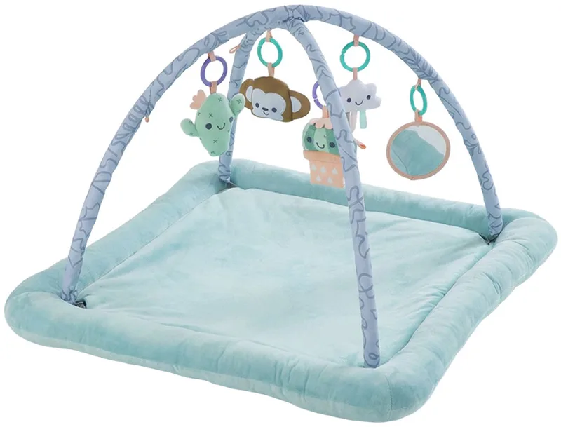 Babygym Oasis - Met baby speelmat - Baby gym met sensorisch speelgoed van Luvion in Oase Thema – productfoto