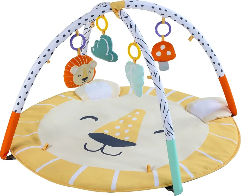 Babygym Safari - Met baby speelmat - Baby gym met sensorisch speelgoed de Luvion en Safari Thema – photo produit