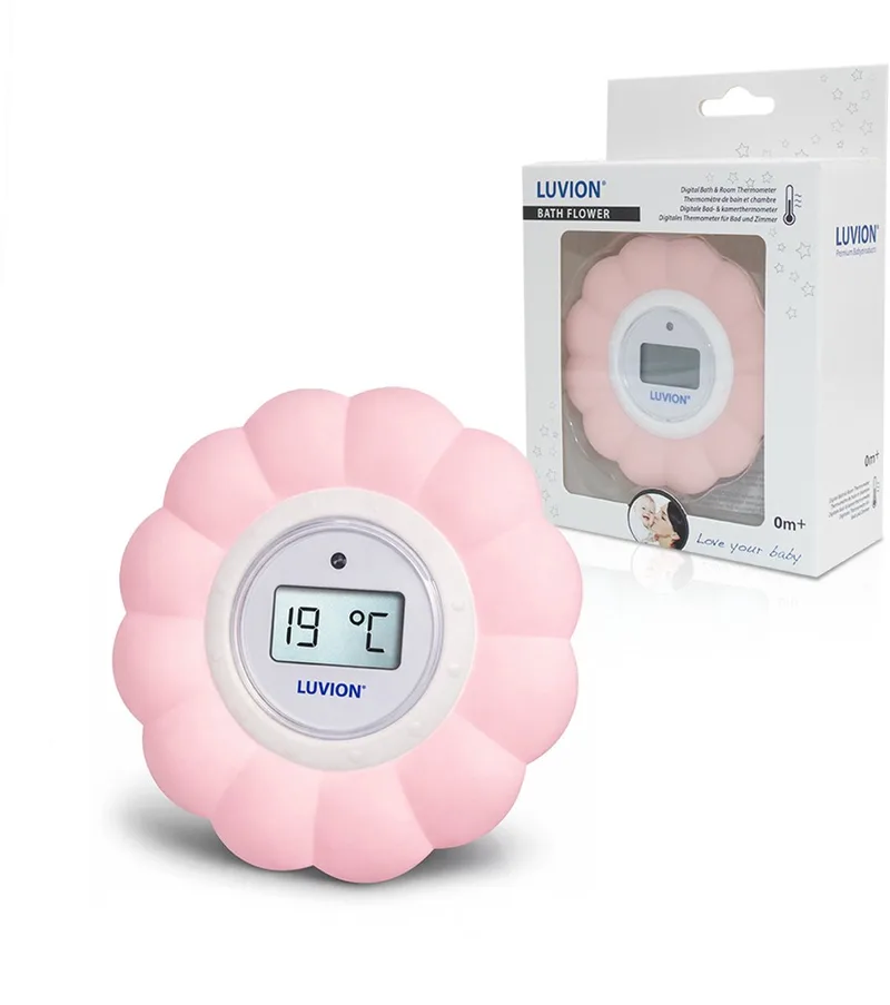 Bad/kamerthermometer - thermometer van Luvion in Roze – productfoto