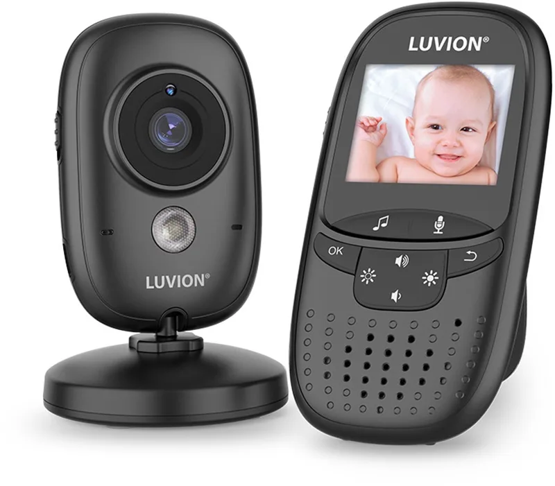 Easy Black Babyphone - Babyfoon met camera - Premium Baby Monitor van Luvion in Easy Black (2.0 inch) – productfoto