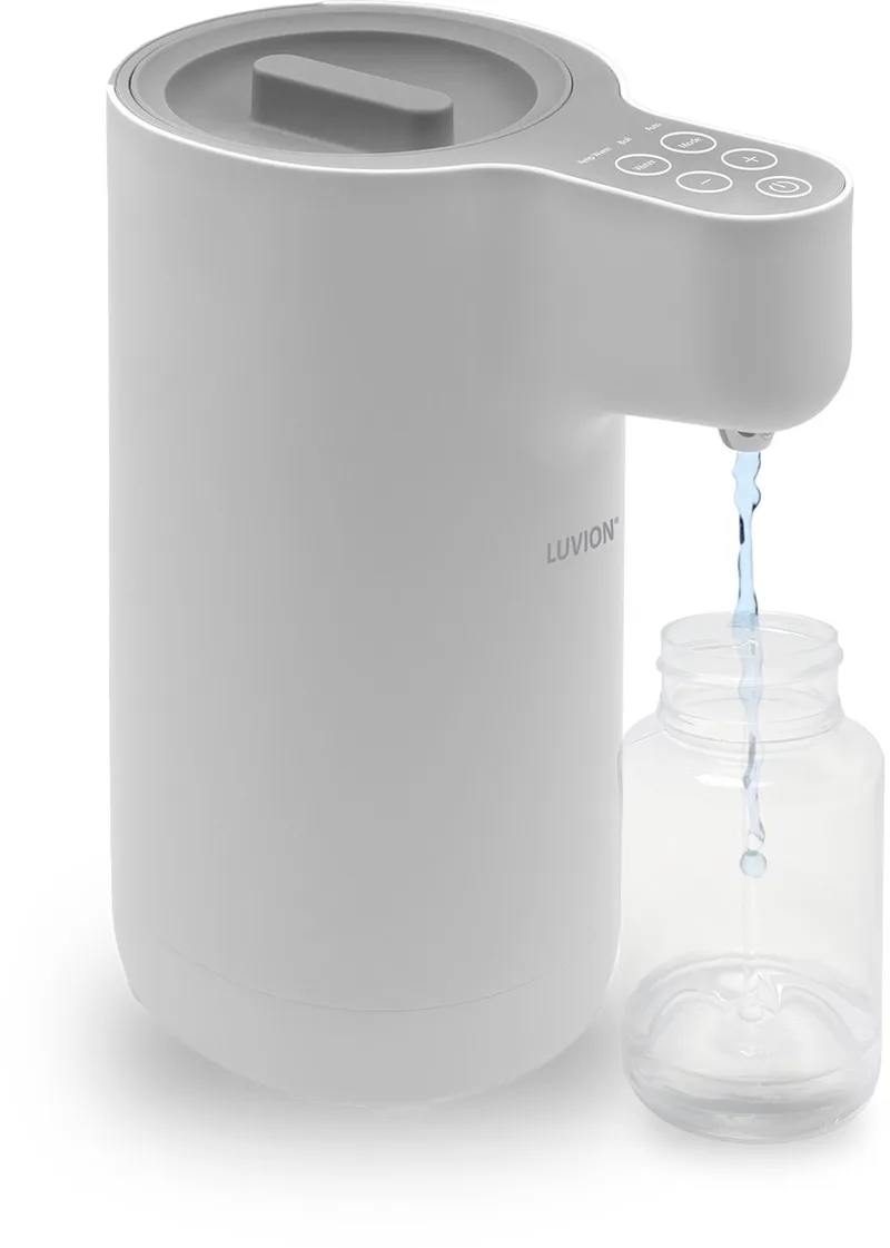 EasyMix Instant Warmer Waterdispenser Wit - 2 in 1 - Baby Flessenwarmer & Heetwaterdispenser van Luvion in Easy Mix – productfoto