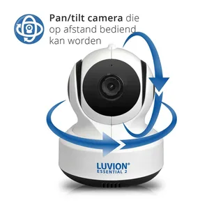 Essential 2 Babyphone - Babyfoon met Camera - Uitbreidbaar tot 4 Baby Camera's - Premium Baby Monitor von Luvion in Weiß – Produktfoto 4 von 4