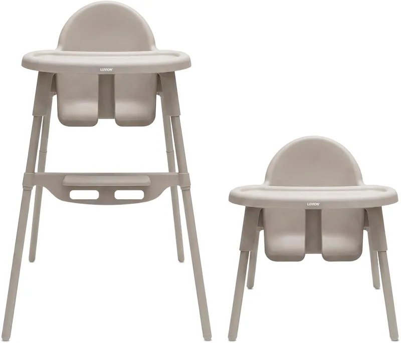 Essential 2-in-1 Kinderstoel – Groeit mee van baby tot peuter van Luvion in Beige – productfoto