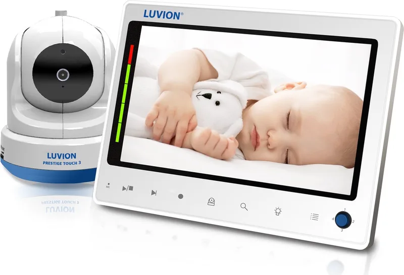 Prestige Touch 3 - Babyfoon Met Camera - Premium Baby Monitor de Luvion en Wit – photo produit