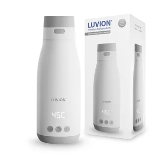Thermosfles Flessenwarmer - Draagbare Flesverwarmer voor onderweg én thuis - Draadloos te gebruiken om je melk op temperatuur te houden of krijgen von Luvion in Weiß – Produktfoto 1 von 4