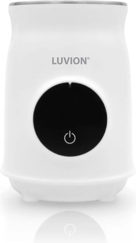 Ultra Draagbare Flessenwarmer voor onderweg én thuis - Geschikt voor o.a. Dr. Brown, Philips Avent, Difrax, Medela, Alvar Baby, NUK, MAM, Hegen, Wetoo en huismerk Kruidvat en Etos babyflessen - Draadloos je baby fles verwarmen von Luvion in Weiß – Produktfoto 2 von 4