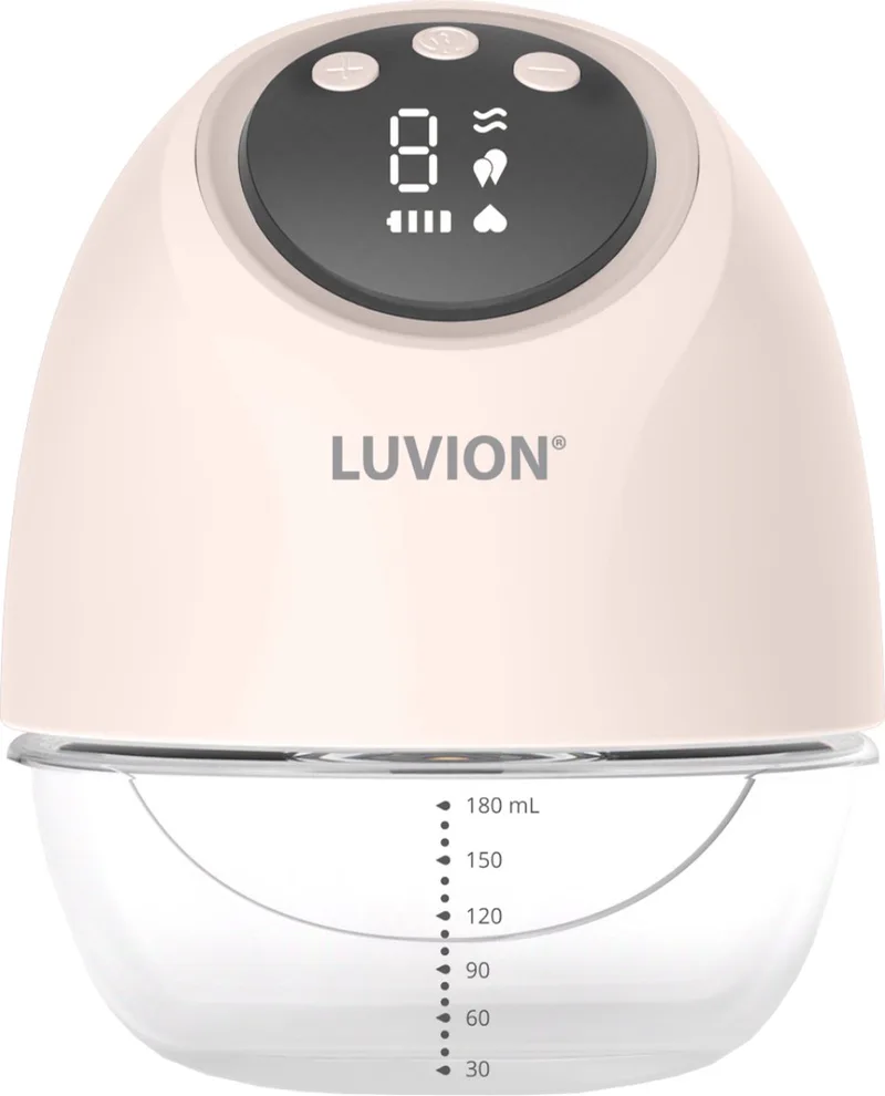 Vienna Handsfree Elektrische Borstkolf Single - Enkele draadloze kolf voor thuis én onderweg van Luvion in Roze – productfoto