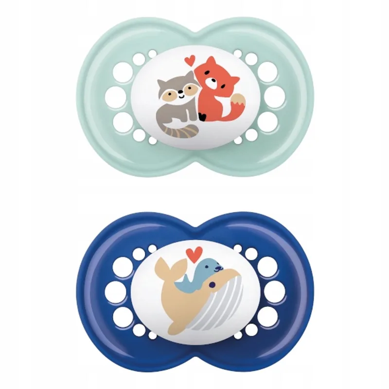 Baby Original Speen 6M+ 2-Pack - SilkySoft Siliconen från MAM – produktbild