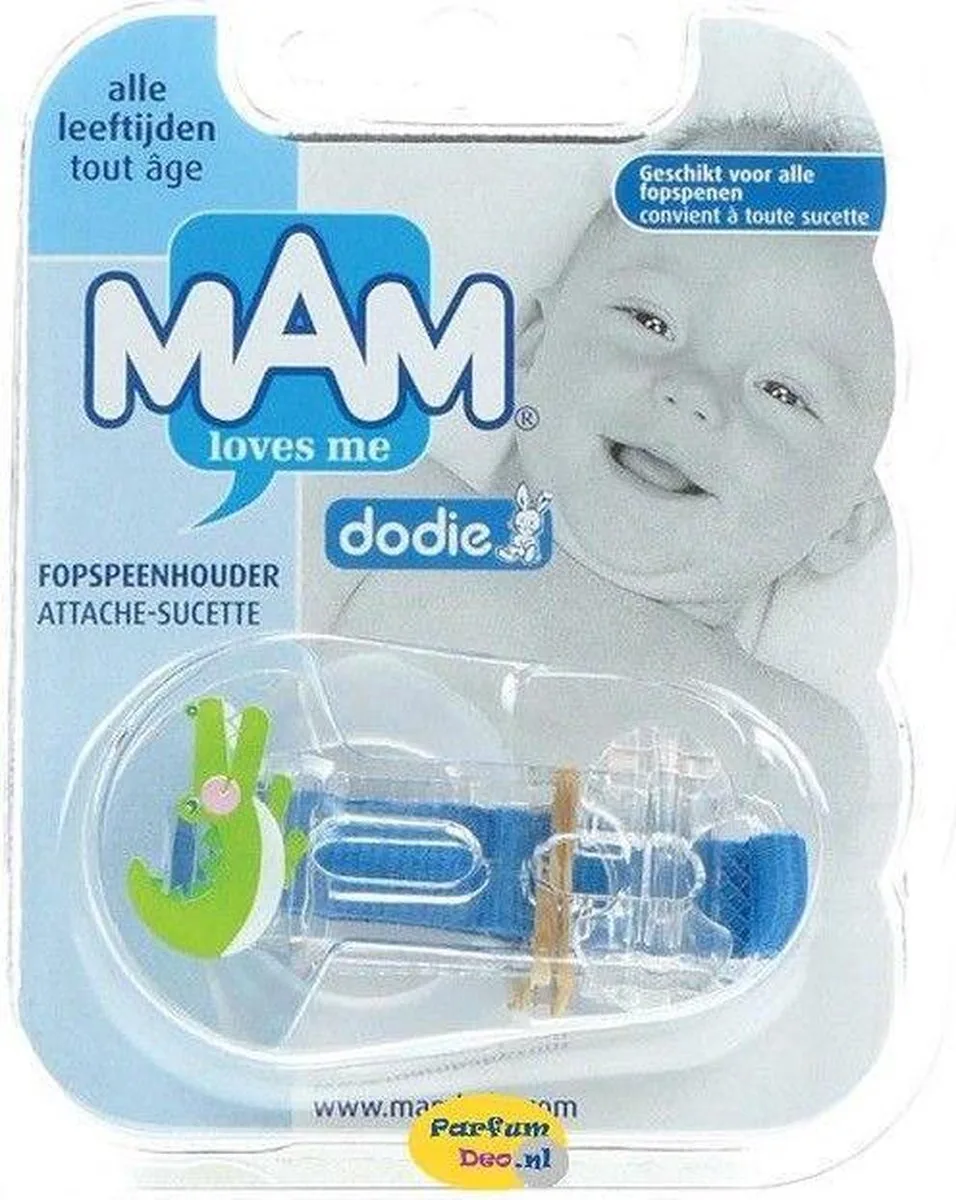 clip 1 st - Fopspeenhouder van MAM in Blauw – productfoto