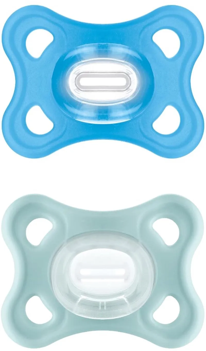 Comfort Speen Set 2 stuks - Klein & Licht voor Pasgeborenen fra MAM – produktbillede