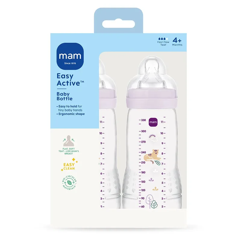 Easy Active Baby-330ml Fles fra MAM – produktbillede 2 af 2