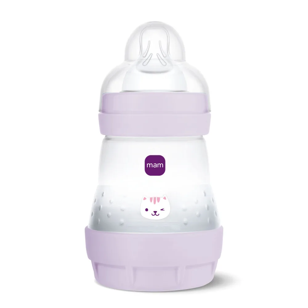 Easy Start Anti-Colic Babyfles Lila 0+ mnd 160 ml fra MAM – produktbillede