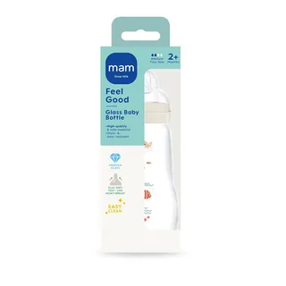 Feel Good Glass-260 Ml Fles fra MAM – produktbillede 2 af 2