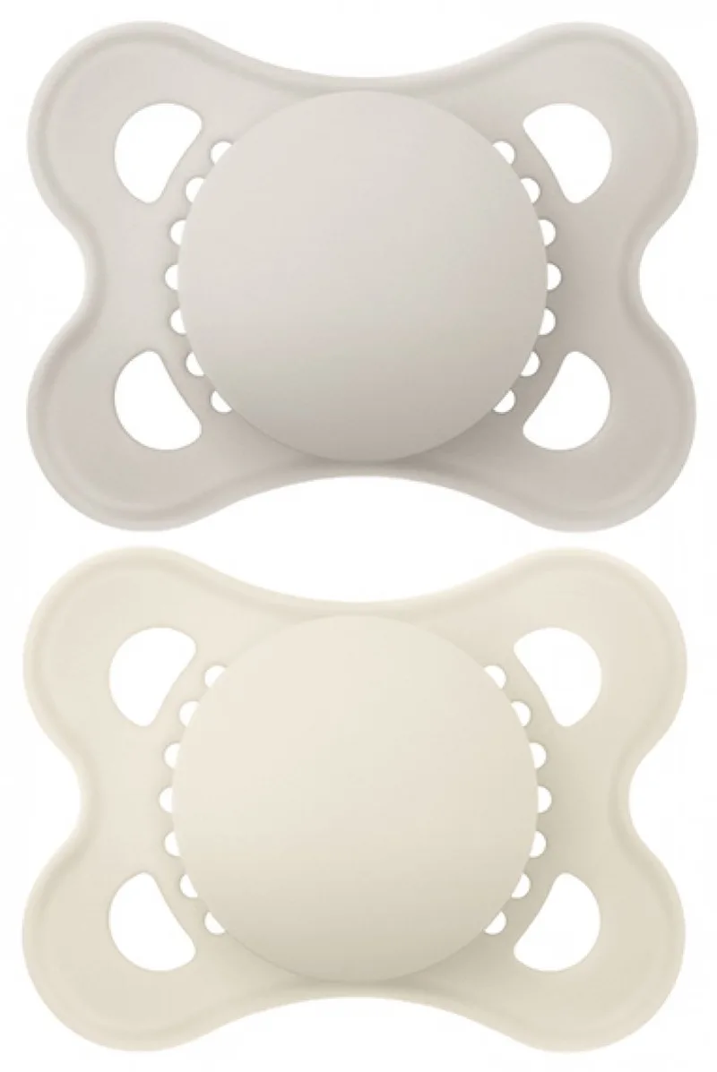 MAM 2 Originele Fopspenen Trendy 2-6 Maanden (Modellen : en Beige) by MAM in Grey – product photo