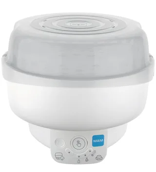 Mam 6-in-1 Sterilisator/Flessenwarmer - Wit fra MAM – produktbillede 1 af 2