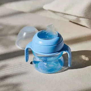 Starter Cup Animal zuigfles 150 ml Blauw, Transparant by MAM in Blue, Transparent – product photo 2 of 2