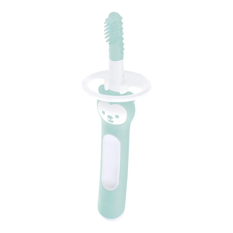 Zahnungshilfe Massaging Brush van MAM in Tuerkis, 4,5 × 6,6 × 22,5 mm – productfoto