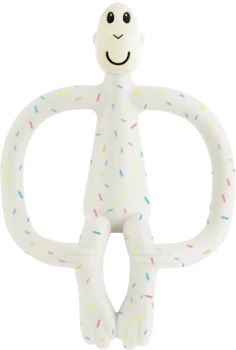 Bijtring - Confetti Crème van Matchstick Monkey in Créme – productfoto