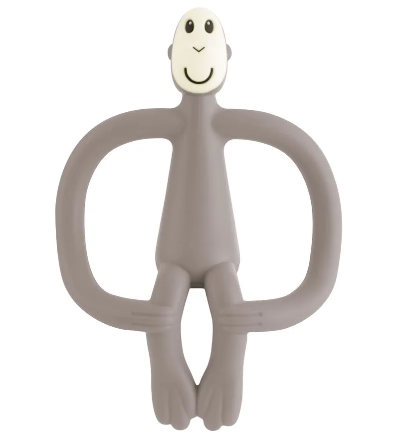 Bijtring - Monkey Tandjes krijgen - Grey van Matchstick Monkey – productfoto