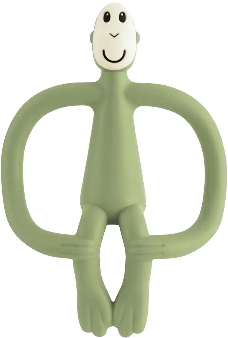 Bijtring - Olijfgroen från Matchstick Monkey i Grön – produktbild