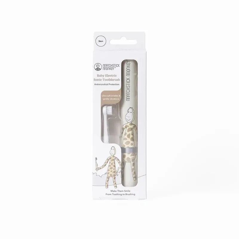 Sonic Tandenborstel Giraf Voor Baby en Peuter van Matchstick Monkey – productfoto
