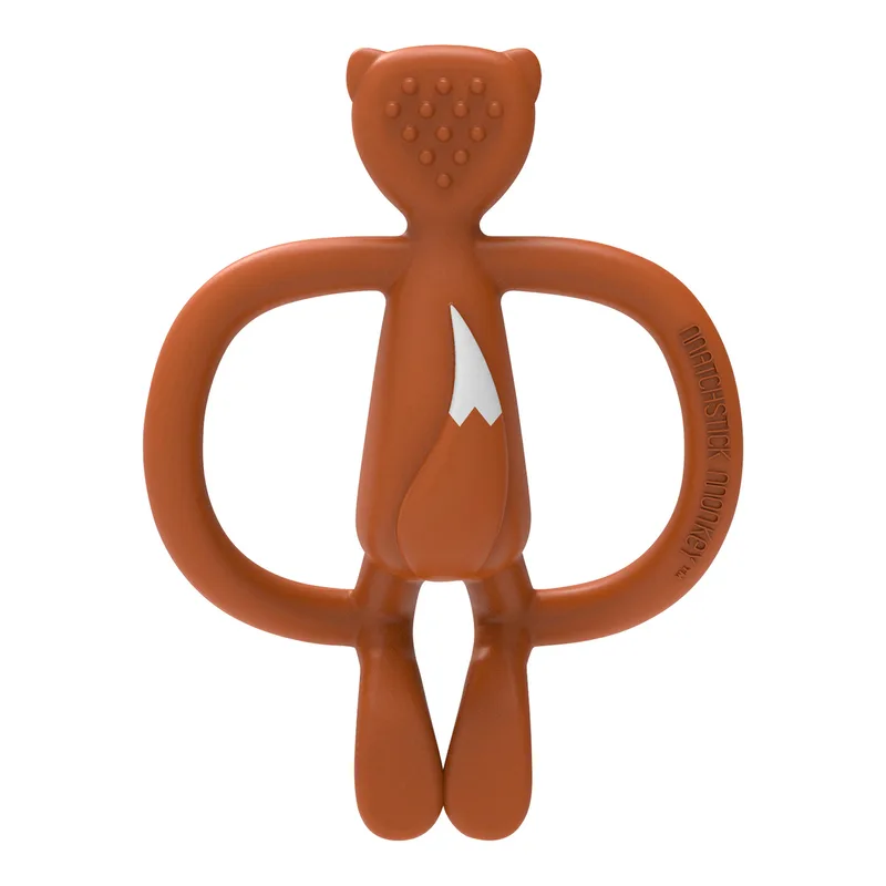 Zahnungshilfe van Matchstick Monkey in Bruin, 3 × 8 × 11 mm – productfoto 1 van 3
