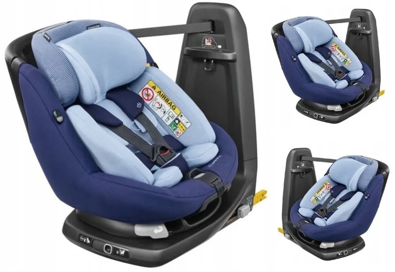 AxissFix Plus Autostoeltje - 0-19kg, 360° Draaibaar fra Maxi-Cosi i Blauw – produktbillede