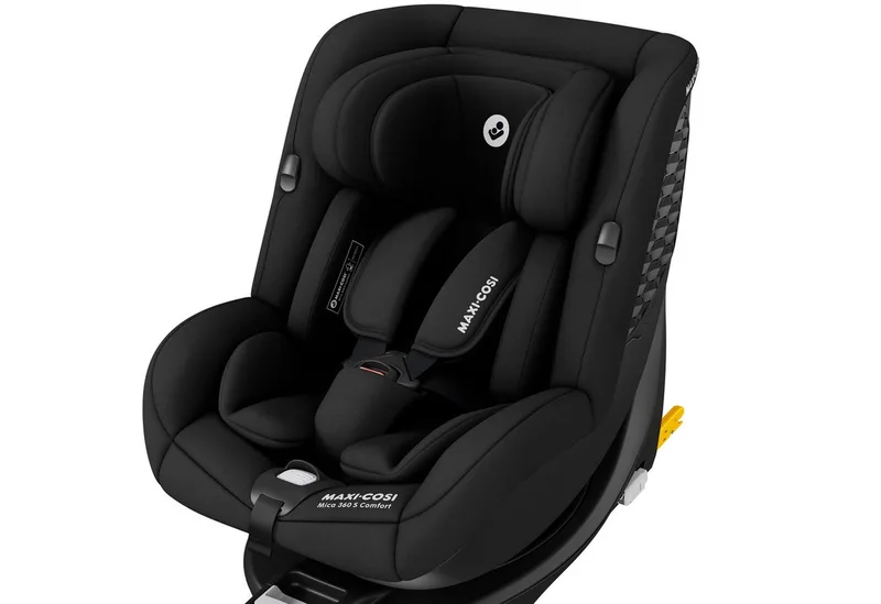 Babyschale Maxi-Cosi Mica 360 S Comfort, atmungsaktive Stoffe, Autositz 360 Grad, ab: 0 Monate, bis: 4 Jahre, FlexiSpin-Drehung Mehrere Liegepositionen G-CELL Seitenaufpralls… van Maxi-Cosi in Zwart – productfoto