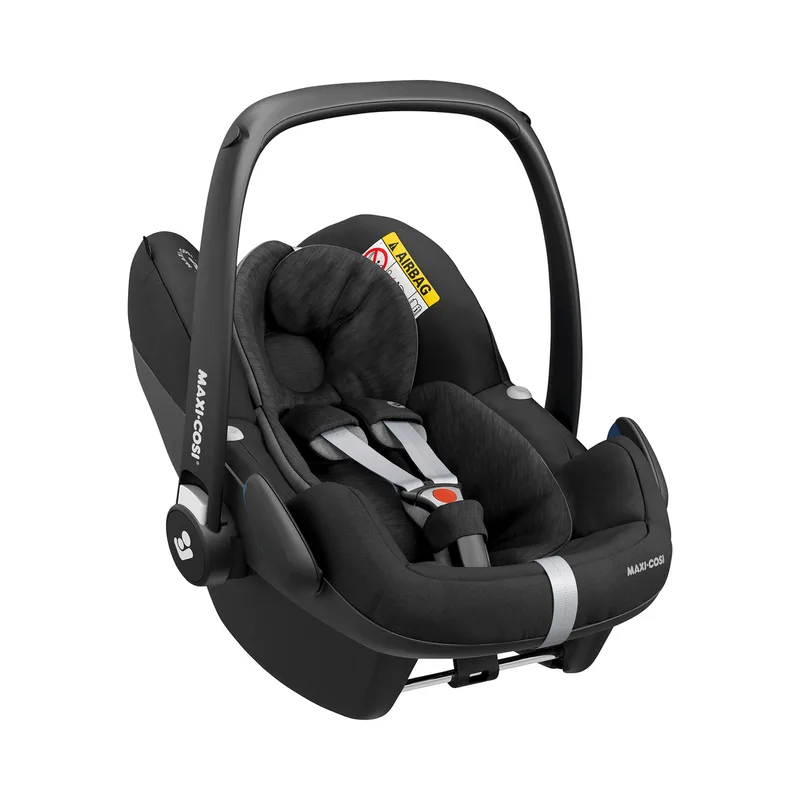 Babyschale Pebble Pro inkl. Kindersitz Pearl 2 Pro und Isofix-Basis FamilyFix 3 von Maxi-Cosi in Schwarz – Produktfoto 3 von 3