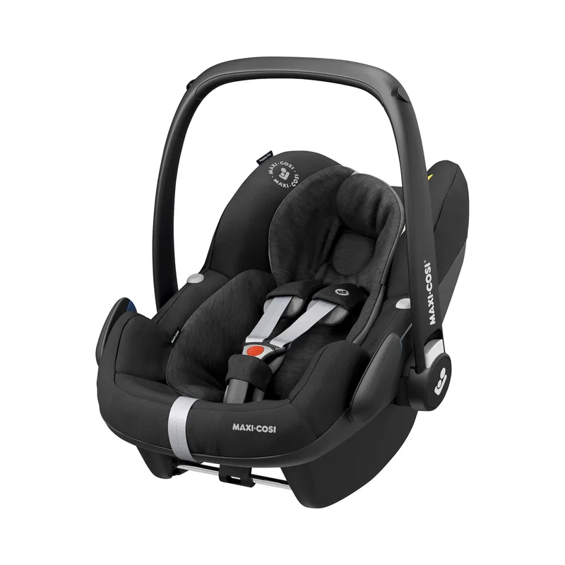 Babyschale Pebble Pro inkl. Kindersitz Pearl 2 Pro und Isofix-Basis FamilyFix 3 von Maxi-Cosi in Schwarz – Produktfoto 1 von 3