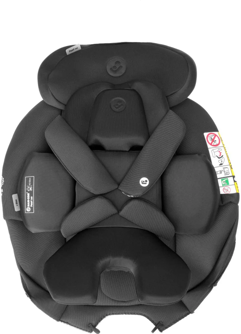 Complete bekledingset voor Pearl 360 Autostoeltje från Maxi-Cosi i Black – produktbild