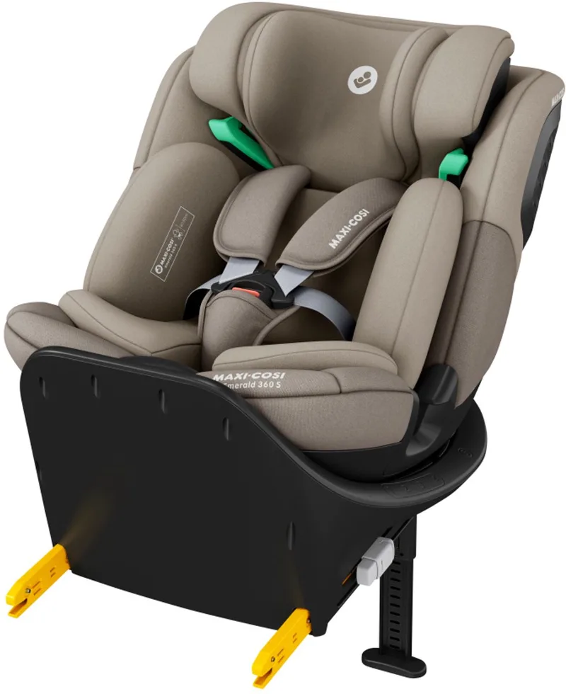 Emerald 360 S i-Size - Autostoel - Vanaf de geboorte tot 12 jaar by Maxi-Cosi in Tonal Truffle – product photo
